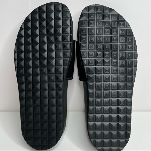 BUSCEMI Black Leather Slides Sandals Womens Size 37 EU 7 US - Picture 7 of 13